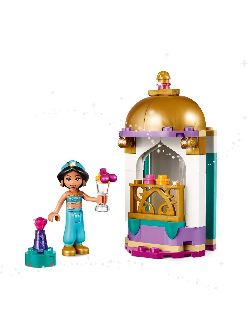 Lego 41158 Disney Jasmine Mini Playset - Teal, Gold, Purple